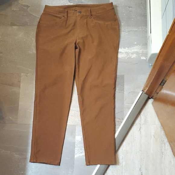 Lululemon ABC Pant Slim *Utilitech. Burnt Caramel. Size 33. 27 1/2" Inseam. - Picture 4 of 16